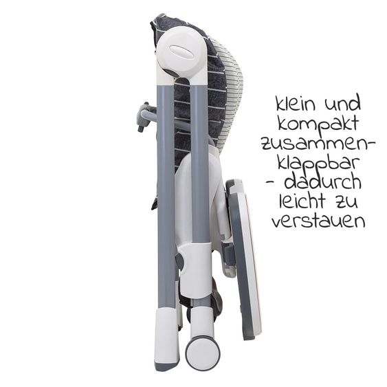 Graco Hochstuhl und Babyliege Swift Fold ab Geburt nutzbar - Suits Me