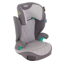 Kindersitz Affix i-Size R129 ab 3,5 Jahre - 12 Jahre (100 cm - 150 cm) nur 4,2 kg schwer mit Isofix & Getränkehalter - Iron