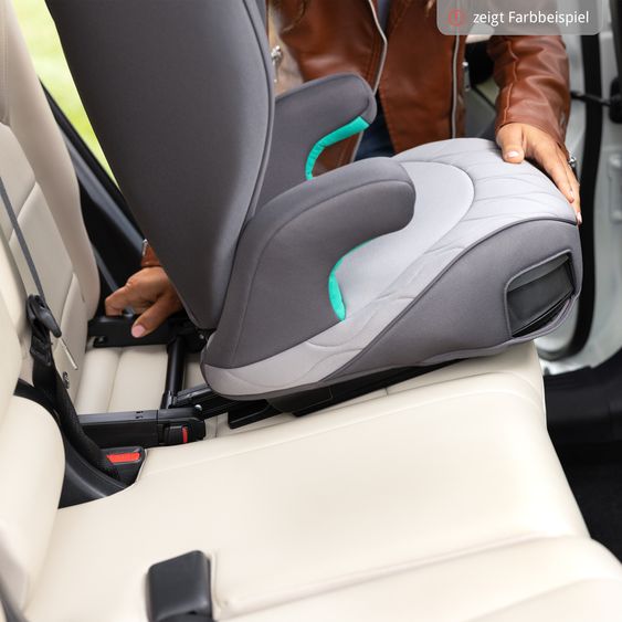 Graco Kindersitz Affix i-Size R129 ab 3 Jahre - 12 Jahre (100 cm - 150 cm) nur 4,2 kg schwer mit Isofix & Getränkehalter - Midnight