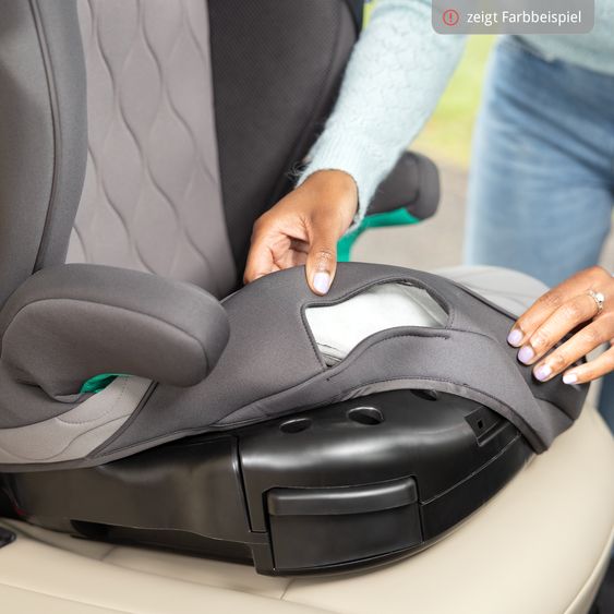 Graco Kindersitz Affix i-Size R129 ab 3 Jahre - 12 Jahre (100 cm - 150 cm) nur 4,2 kg schwer mit Isofix & Getränkehalter - Midnight