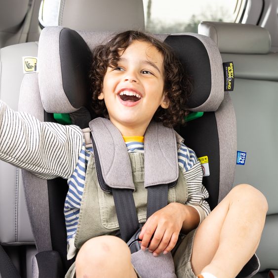 Graco Seggiolino auto Energi i-Size R129 da 15 mesi a 12 anni (76 cm - 150 cm) con Isofix e Top Tether - Meteor