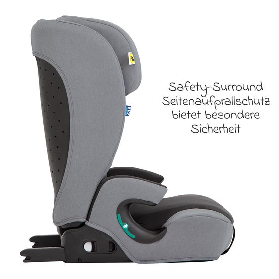 Graco Seggiolino auto Energi i-Size R129 da 15 mesi a 12 anni (76 cm - 150 cm) con Isofix e Top Tether - Meteor