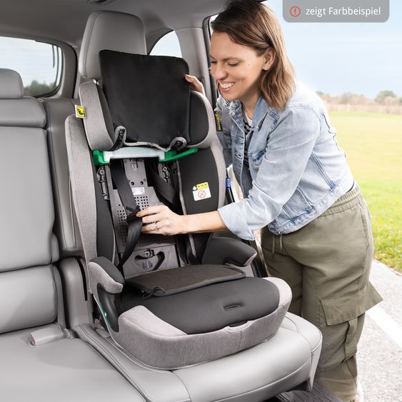 Graco Seggiolino auto Energi i-Size R129 da 15 mesi a 12 anni (76 cm - 150 cm) con Isofix e Top Tether - Midnight