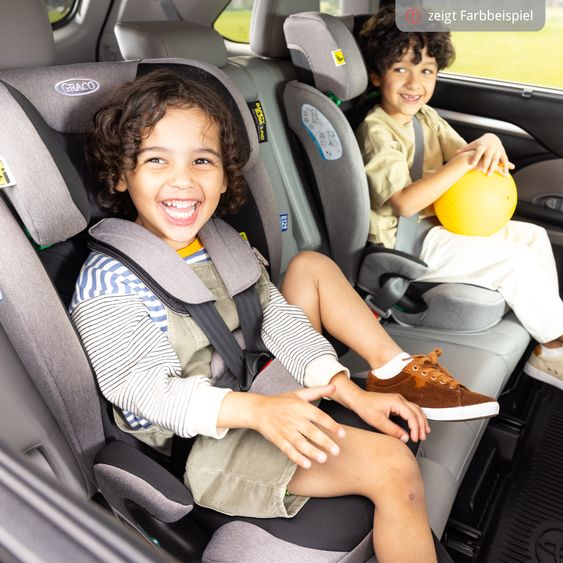 Graco Seggiolino auto Energi i-Size R129 da 15 mesi a 12 anni (76 cm - 150 cm) con Isofix e Top Tether - Midnight