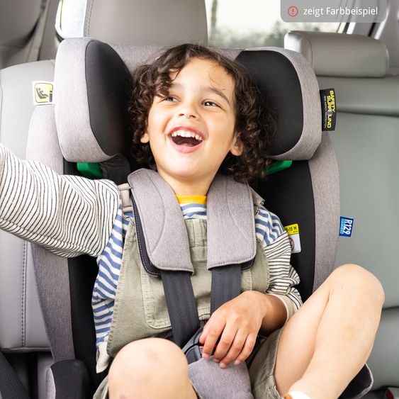 Graco Seggiolino auto Energi i-Size R129 da 15 mesi a 12 anni (76 cm - 150 cm) con Isofix e Top Tether - Midnight