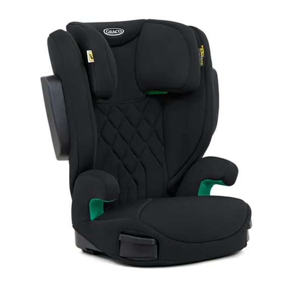 Graco Kindersitz Eversure i-Size ab 3 Jahre - 12 Jahre (100 cm - 150 cm) inkl. 2 Getränkehalter - Black