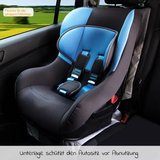 Graco Kindersitz Eversure i-Size ab 3 Jahre - 12 Jahre (100 cm - 150 cm) inkl. 2 Getränkehalter + GRATIS Autositz-Schutzunterlage + Rückenlehnen-Schutz - Iron