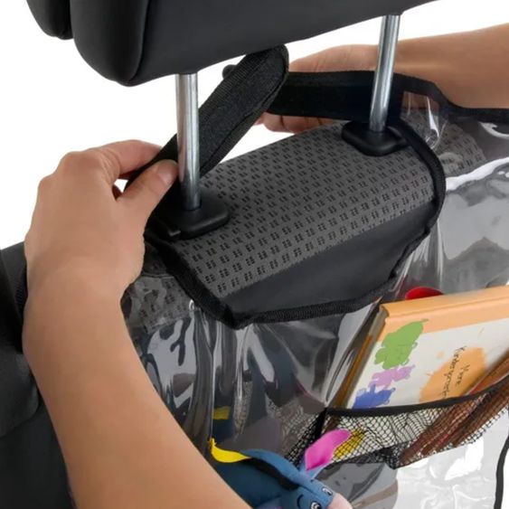 Graco Kindersitz Eversure i-Size ab 3 Jahre - 12 Jahre (100 cm - 150 cm) inkl. 2 Getränkehalter + GRATIS Autositz-Schutzunterlage + Rückenlehnen-Schutz - Iron
