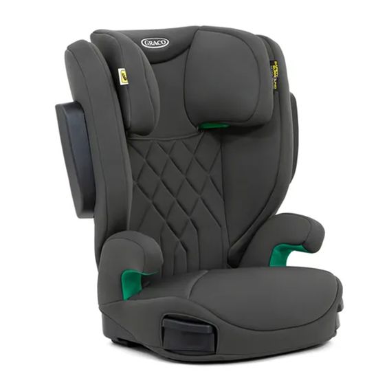 Graco Kindersitz Eversure i-Size ab 3 Jahre - 12 Jahre (100 cm - 150 cm) inkl. 2 Getränkehalter - Iron
