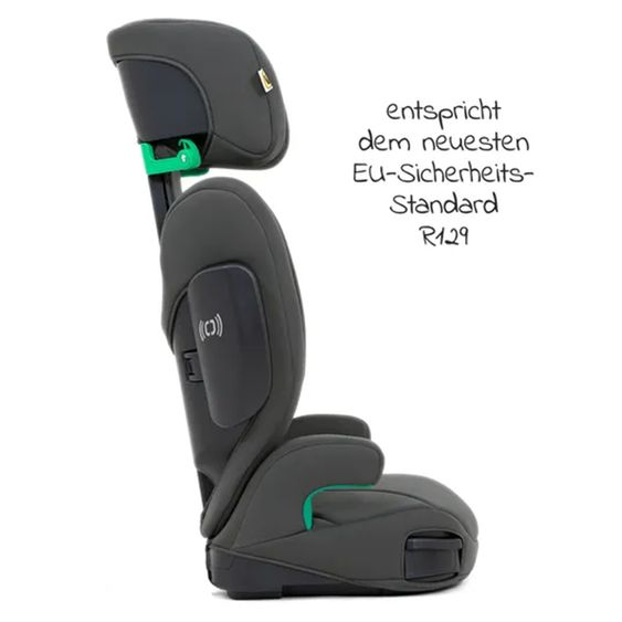 Graco Kindersitz Eversure i-Size ab 3 Jahre - 12 Jahre (100 cm - 150 cm) inkl. 2 Getränkehalter - Iron