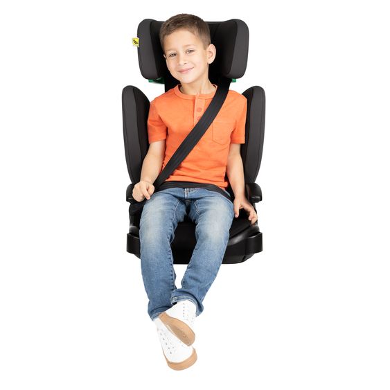 Graco Kindersitz Junior Maxi i-Size R129 ab 3,5 Jahre - 12 Jahre (100 cm - 150 cm) inkl. Getränkehalter nur 3,5 kg leicht - Midnight