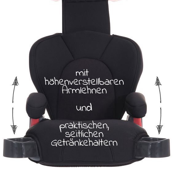 Graco Kindersitz Logico L - Gruppe 2/3 - ab 4 Jahre - 12 Jahre - (15-36 kg) - Midnight Black