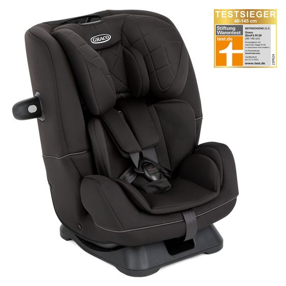 Graco Reboarder child seat SlimFit R129 from birth - 12 years ( 40 cm - 145 cm) incl. seat reducer - Midnight