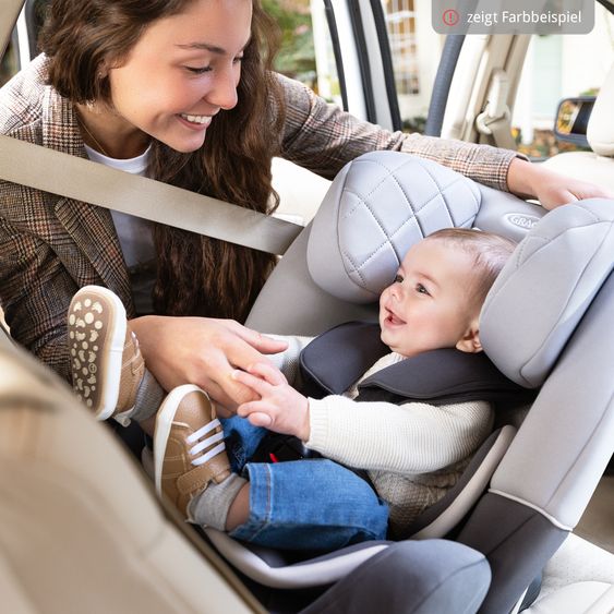 Graco Reboarder child seat SlimFit R129 from birth - 12 years ( 40 cm - 145 cm) incl. seat reducer - Midnight