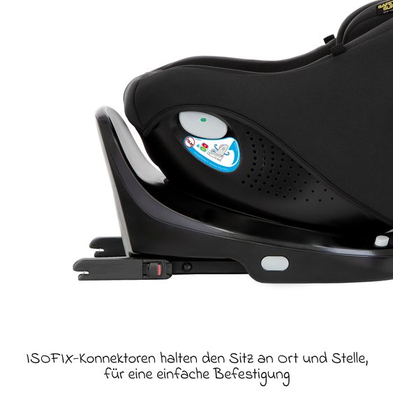 Graco Reboarder-Kindersitz Turn2Me DLX i-Size ab Geburt - 4 Jahre (40 cm - 105 cm) inkl. Isofix-Basis - Midnight