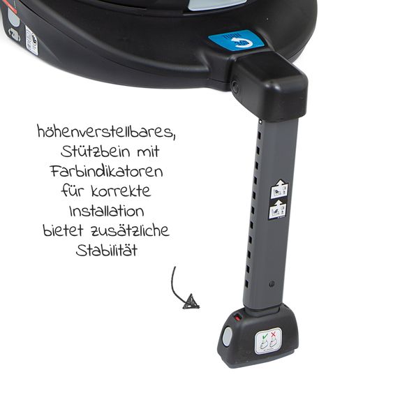 Graco Reboarder-Kindersitz Turn2Me Gruppe 0+/1 - ab Geburt - 4 Jahre (ab Geburt - 18 kg) inkl. Sitzverkleinerer - Black