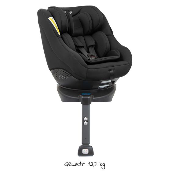 Graco Reboarder-Kindersitz Turn2Me Gruppe 0+/1 - ab Geburt - 4 Jahre (ab Geburt - 18 kg) inkl. Sitzverkleinerer - Black