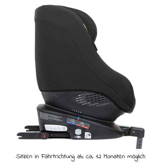 Graco Reboarder-Kindersitz Turn2Me Gruppe 0+/1 - ab Geburt - 4 Jahre (ab Geburt - 18 kg) inkl. Sitzverkleinerer - Black