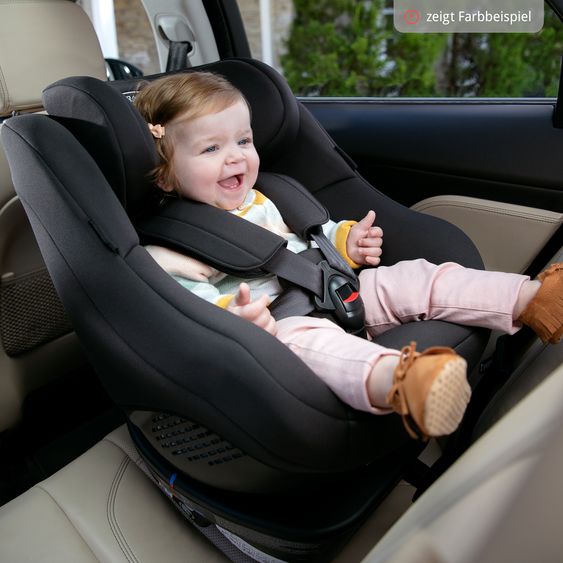 Graco Reboarder-Kindersitz Turn2Me Gruppe 0+/1 - ab Geburt - 4 Jahre (ab Geburt - 18 kg) inkl. Sitzverkleinerer - Charcoal
