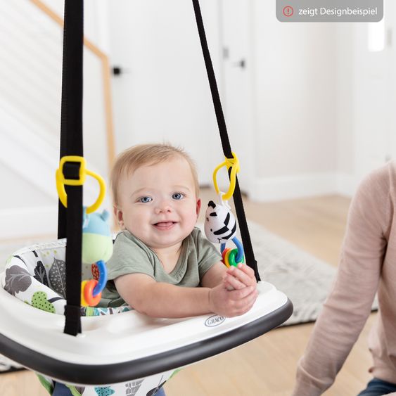 Graco Türhopser Bumper Jumper inkl. abnehmbarem Spielzeug und einfach zu befestigen - Up & Away