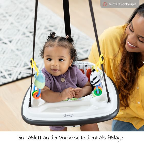 Graco Türhopser Bumper Jumper inkl. abnehmbarem Spielzeug und einfach zu befestigen - Up & Away