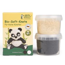 Bio-Soft-Knete - Schwarz und Weiss