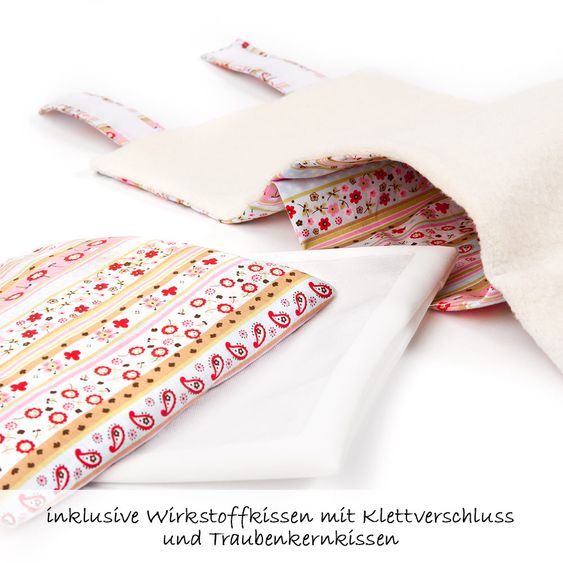Grünspecht Brust- & Bauchwickel inkl. Traubenkern-Kissen & Wirkstofftasche - Gr. 1-12 Monate