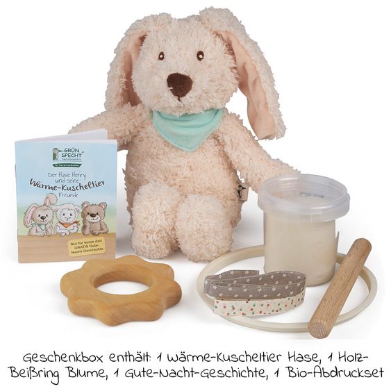 Grünspecht Geschenkbox zum Kuscheln