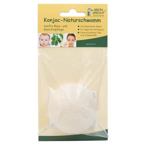Grünspecht Konjac-Naturschwamm