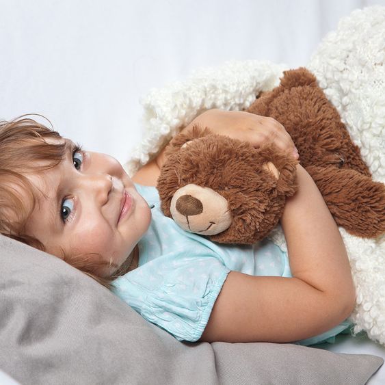 Grünspecht Animale riscaldante con imbottitura di noccioli di ciliegia - Orso