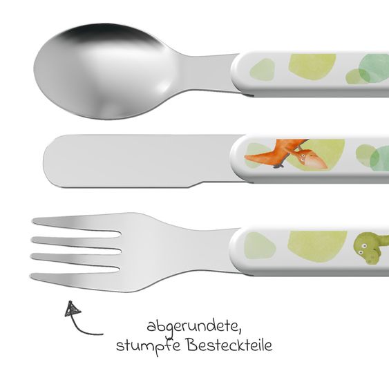 Haba 3-piece cutlery set - Dinos