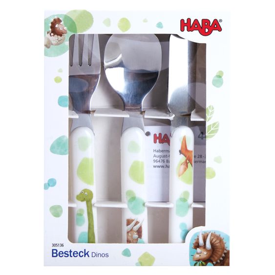 Haba 3-tlg. Besteck-Set - Dinos