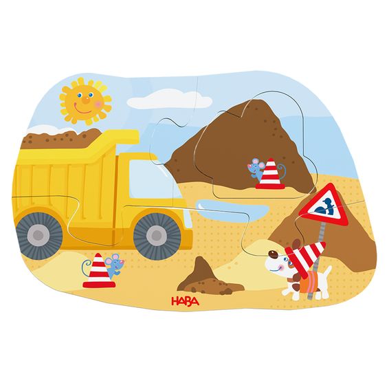 Haba 4 erste Puzzles - Baustelle