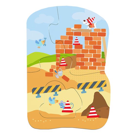 Haba 4 erste Puzzles - Baustelle