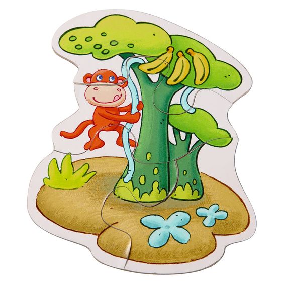 Haba 6 erste Puzzles Zoo mit Spielfigur - 20 Teile