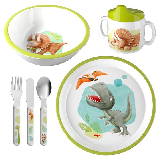 Haba 6-tlg. Geschirr-Set - Dinos