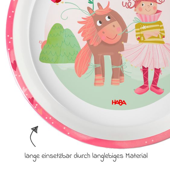 Haba 6-tlg. Geschirr-Set - Prinzessin & Pferd