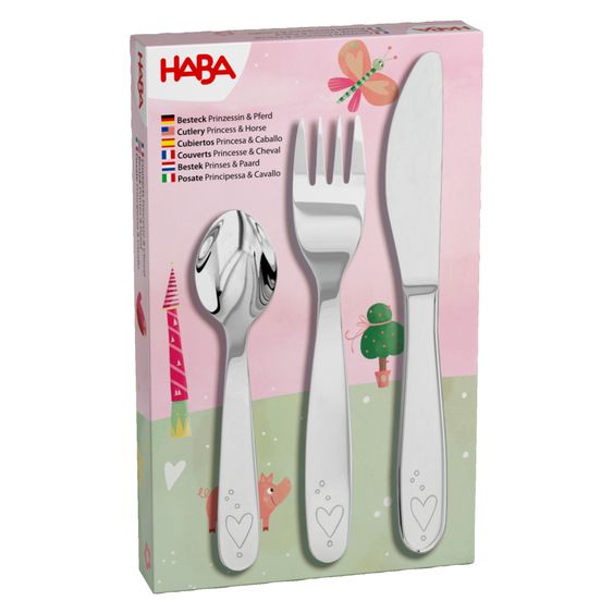 Haba 6-tlg. Geschirr-Set - Prinzessin & Pferd