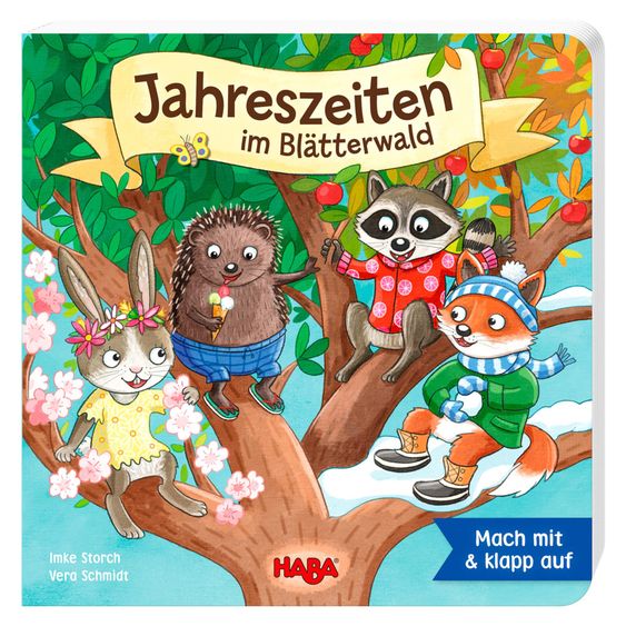 Haba Buch Mach mit & klapp auf - Jahreszeiten im Blätterwald