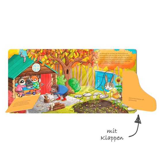 Haba Buch Mach mit & klapp auf - Jahreszeiten im Blätterwald