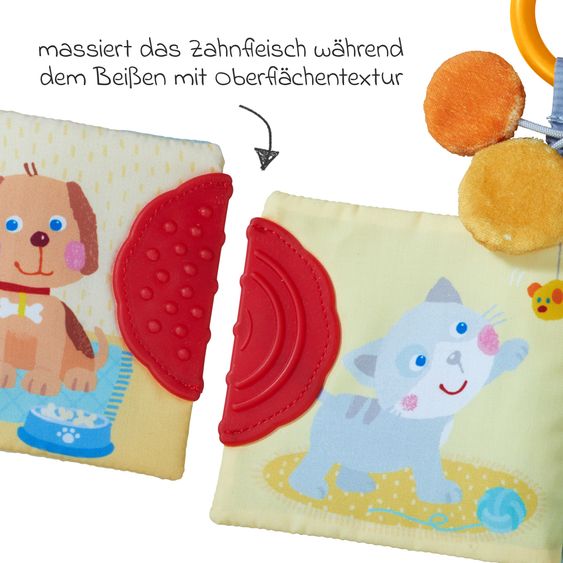 Haba Buggy Buch Haustiere - mit Beißecke