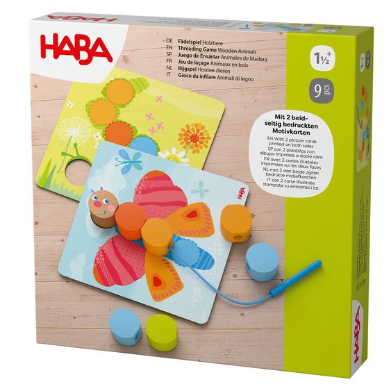 Haba Fädelspiel - Holztiere