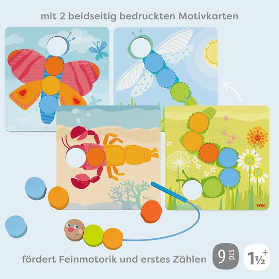 Haba Fädelspiel - Holztiere