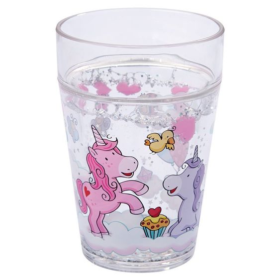 Haba Glitzerbecher 150 ml - Einhorn Glitzerglück