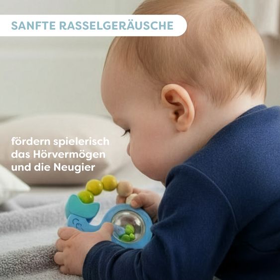 Haba Greifling mit Rassel - Wal