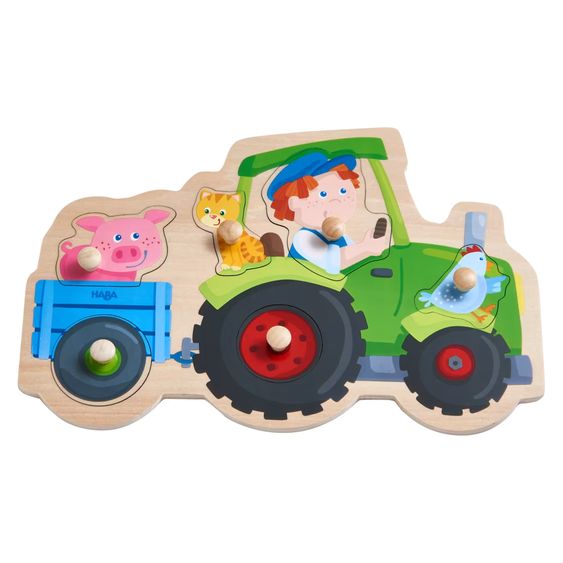 Haba Greifpuzzle - Traktorfahrt