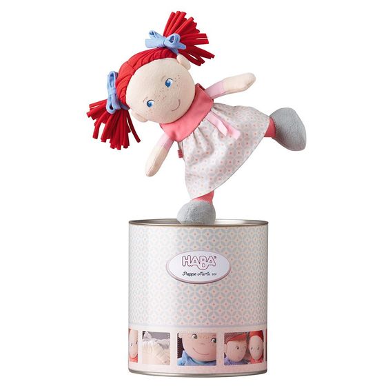 Haba Cuddly doll Mirli in gift tin 20 cm