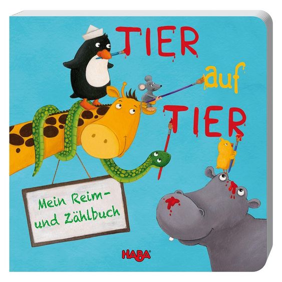 Haba My rhyming and counting book animal on animal