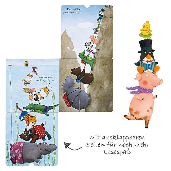 Haba My rhyming and counting book animal on animal