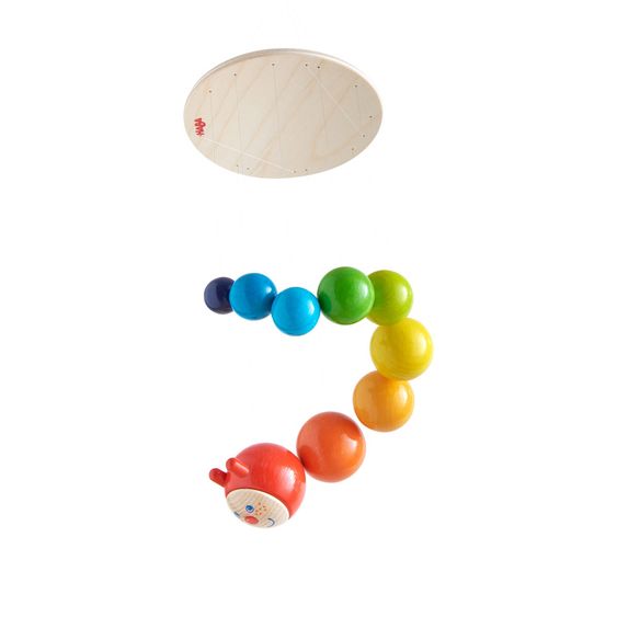 Haba Mobile - Raupe Mina - Regenbogen